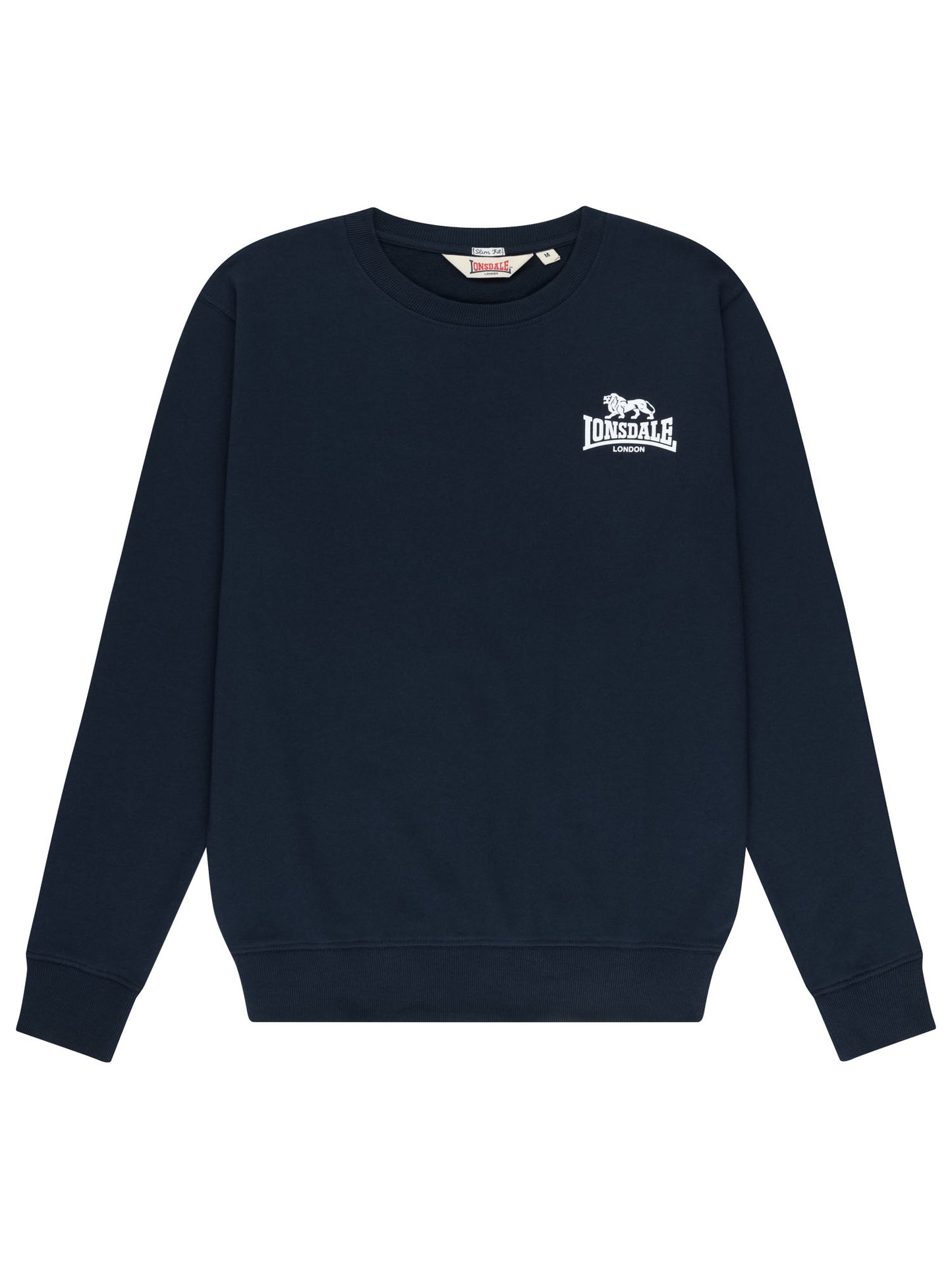 Lonsdale London Sweatshirt für Herren in Navy, Slim Fit Schnitt mit Rundhals.
