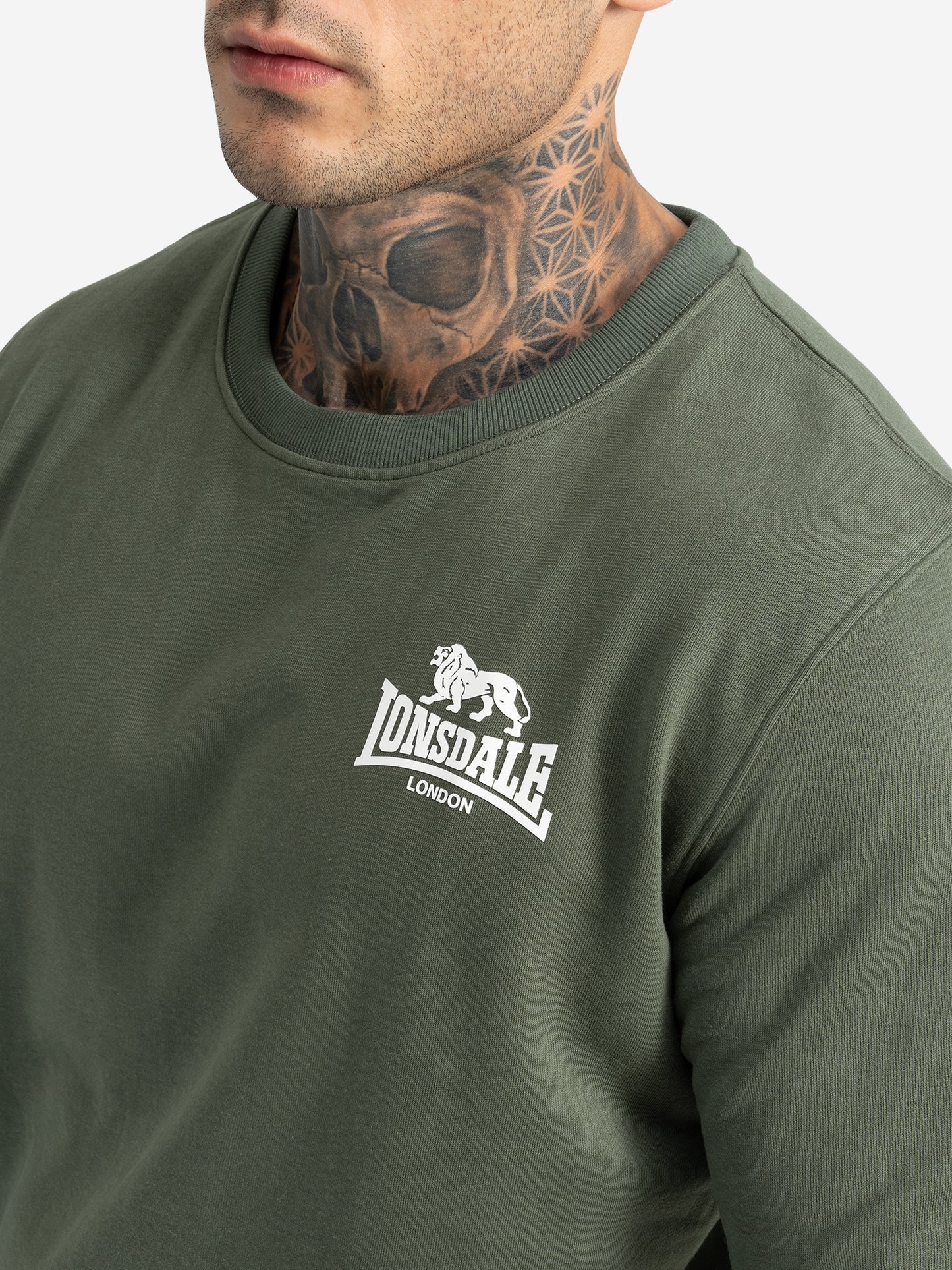 Lonsdale 117085 Longridge Sweatshirt Olive