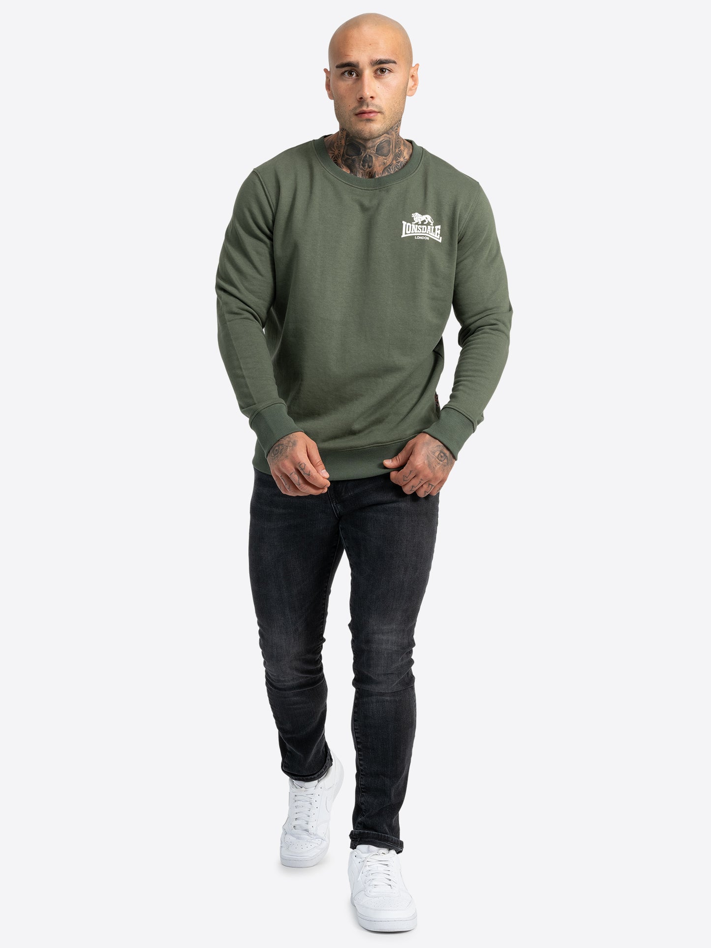 Lonsdale 117085 Longridge Sweatshirt Olive