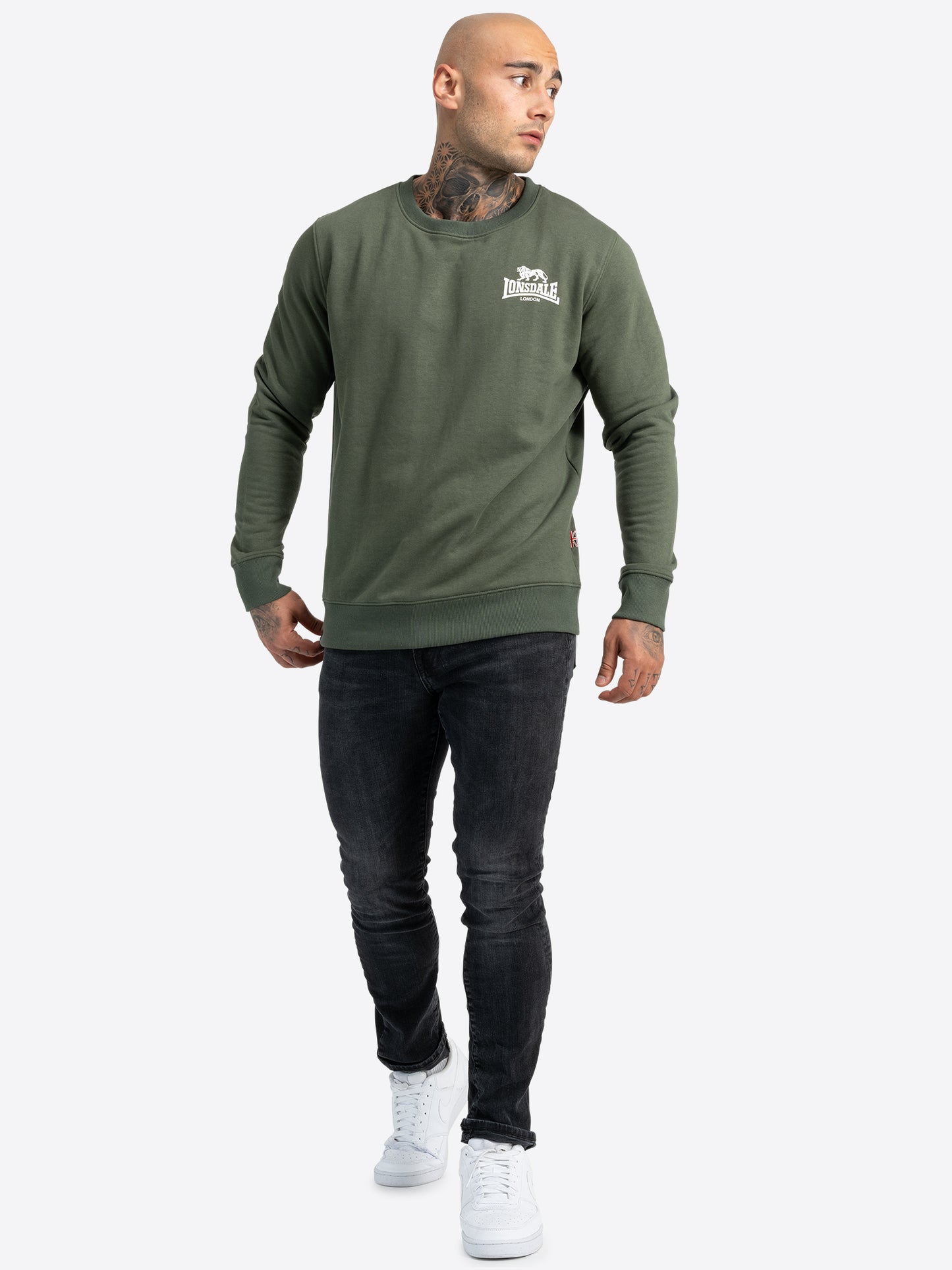 Lonsdale 117085 Longridge Sweatshirt Olive