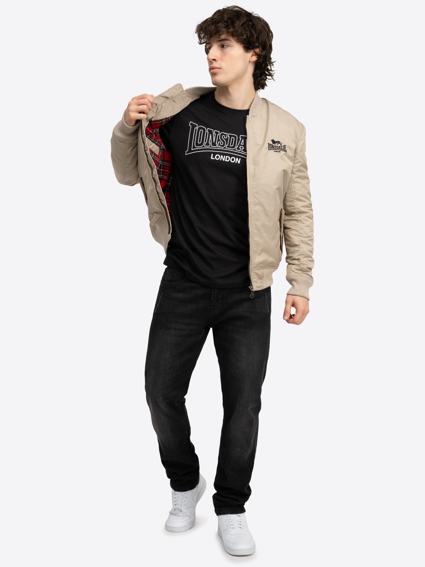 Lonsdale 117090 Tern Hill Jacke Sand