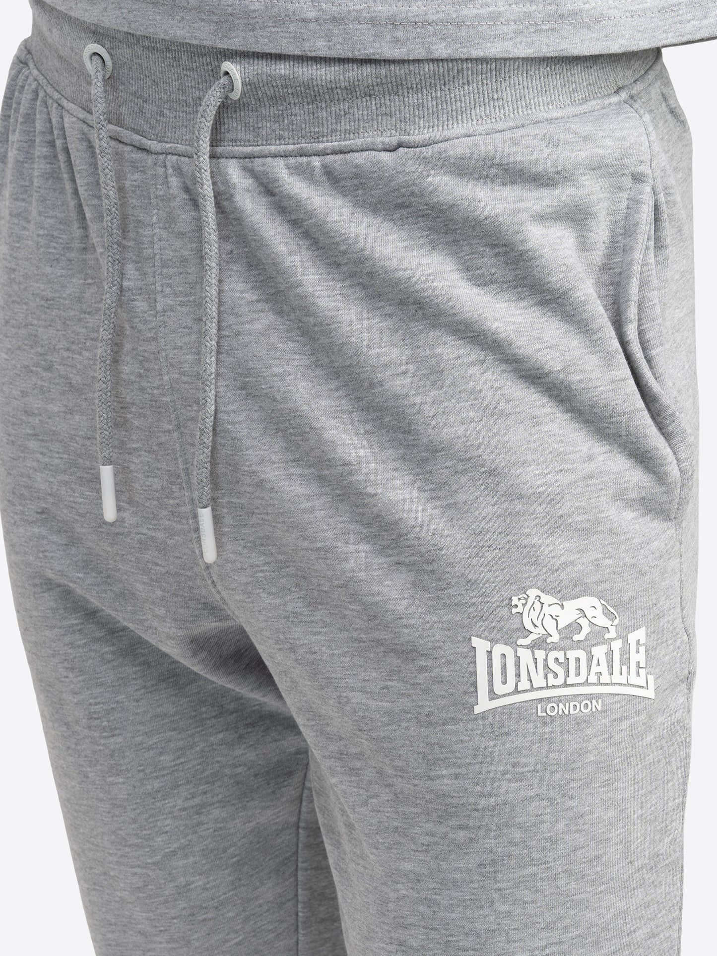 Lonsdale 117107 Pilsdon Jogginghose Marl Grey