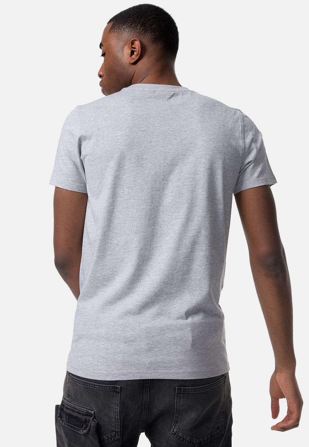 Lonsdale 117108 Elmdon T-Shirt Marl Grey