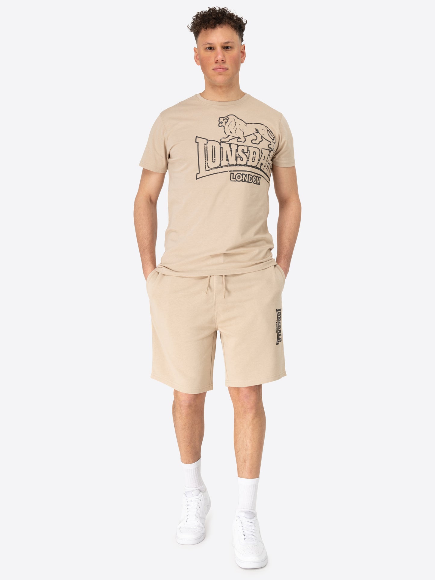 Lonsdale 117111 Fringford Shorts Sand