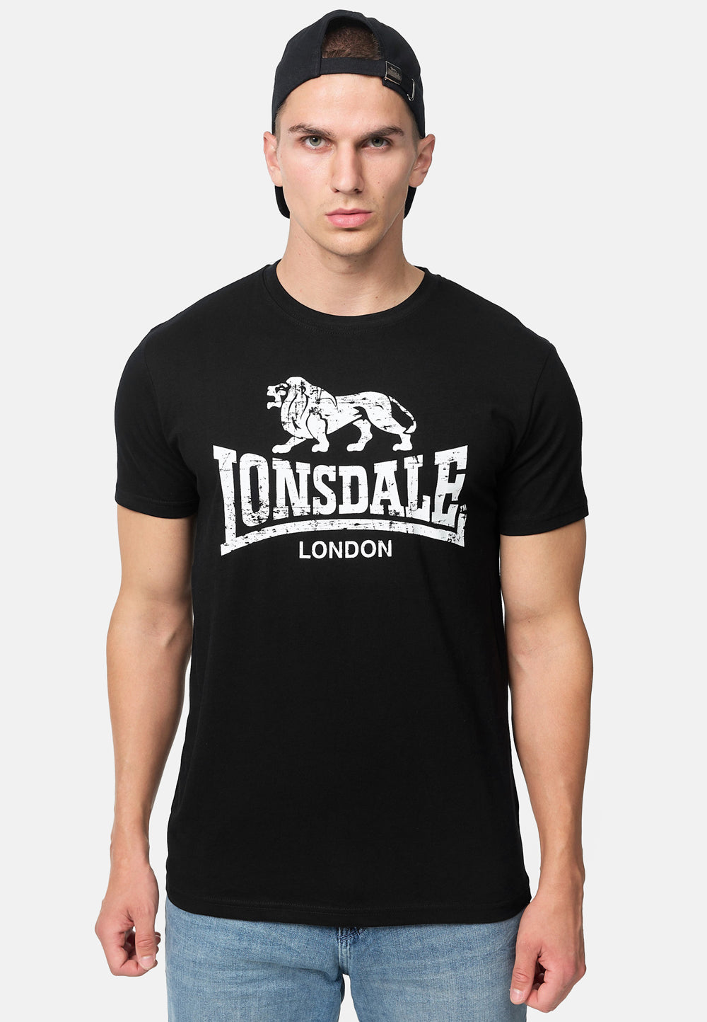 Lonsdale 117119 Silverhill T-Shirt Schwarz