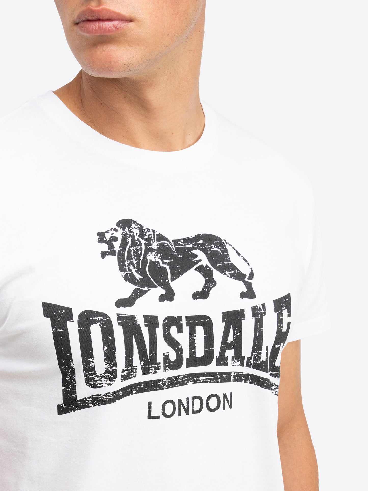 Lonsdale 117119 Silverhill T-Shirt Weiss