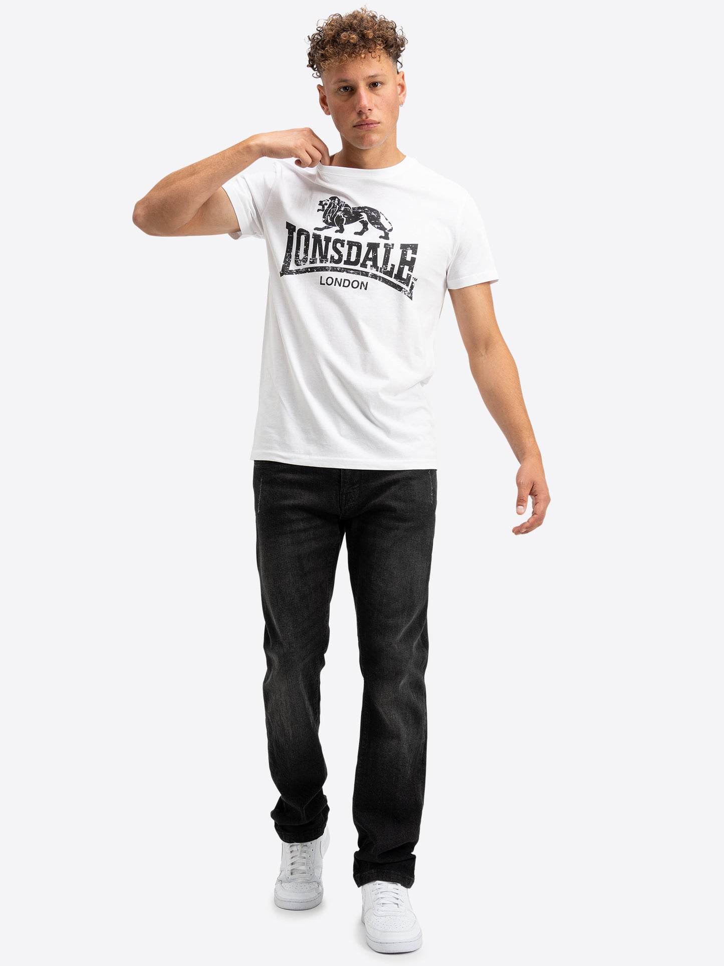 Lonsdale 117119 Silverhill T-Shirt Weiss