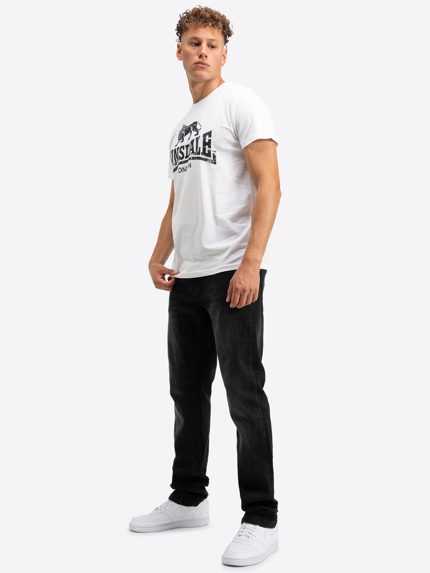 Lonsdale 117119 Silverhill T-Shirt Weiss