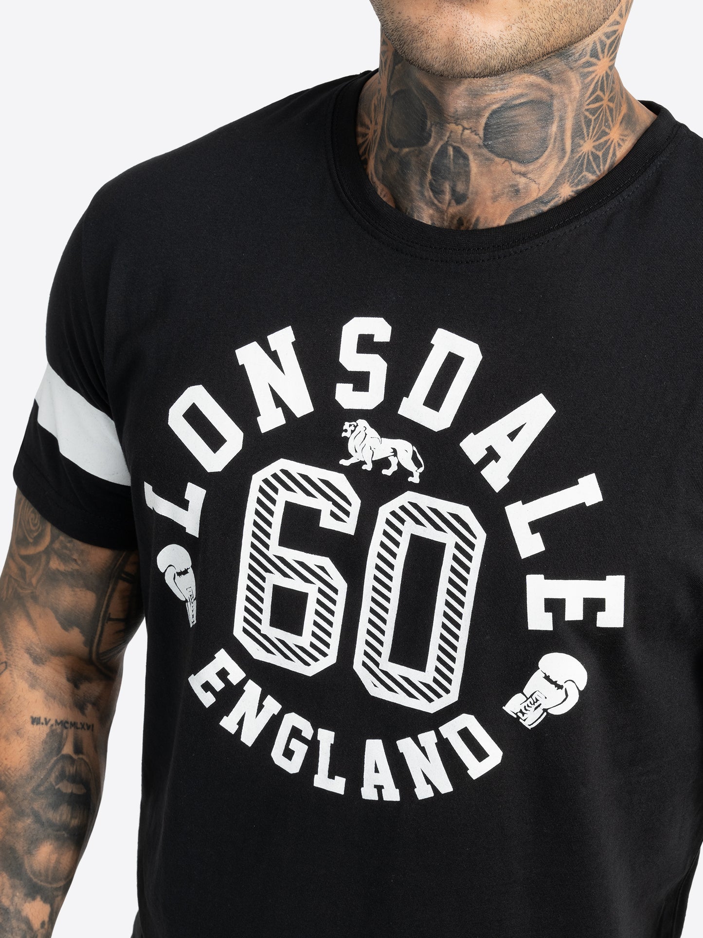 Lonsdale 117125 Askerswell T-Shirt Schwarz