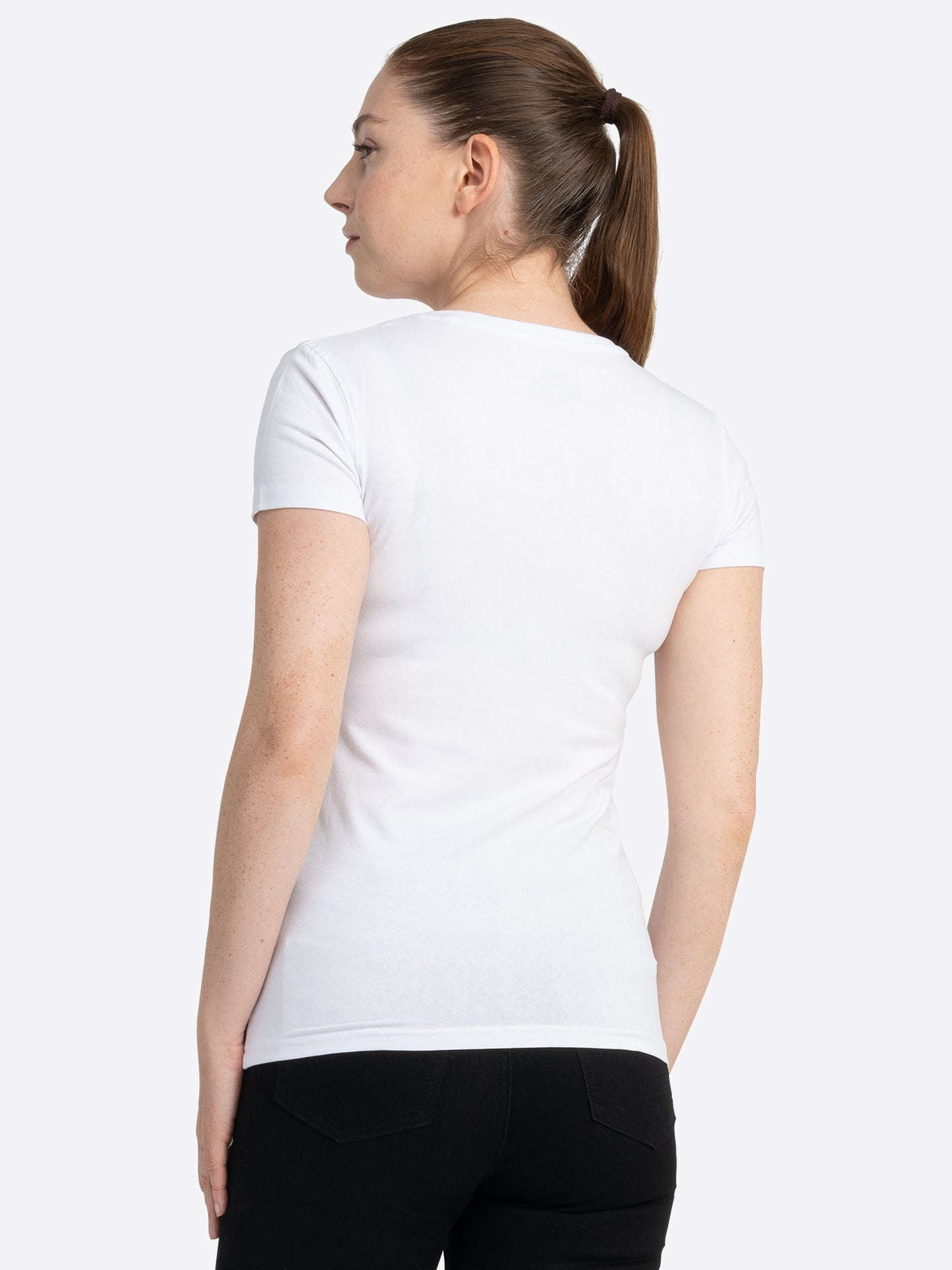 Lonsdale London 117169 Ladies Bantry T-Shirt Weiss