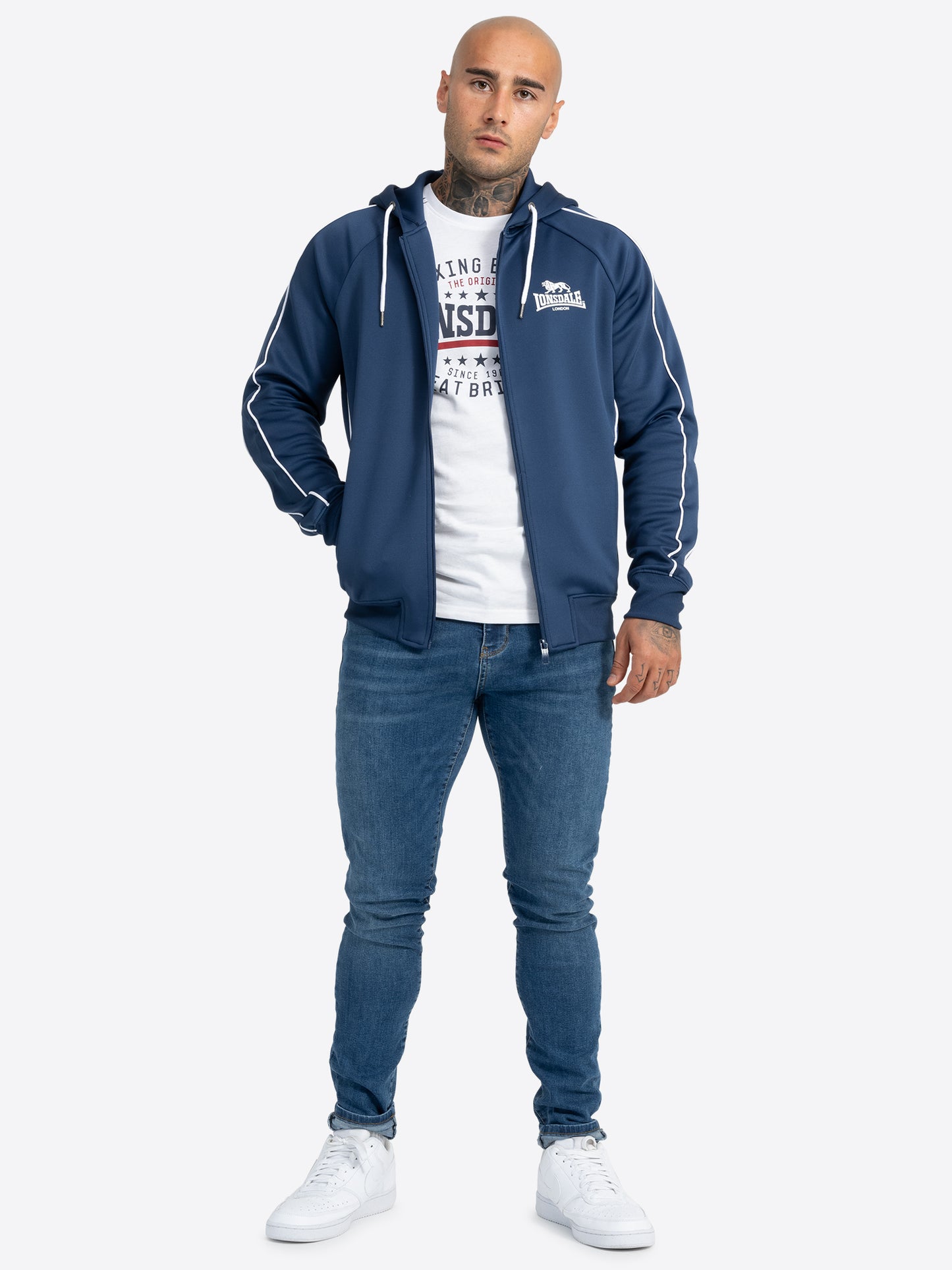 Lonsdale 117248 Achavanich Trainingsjacke Dunkel Navy