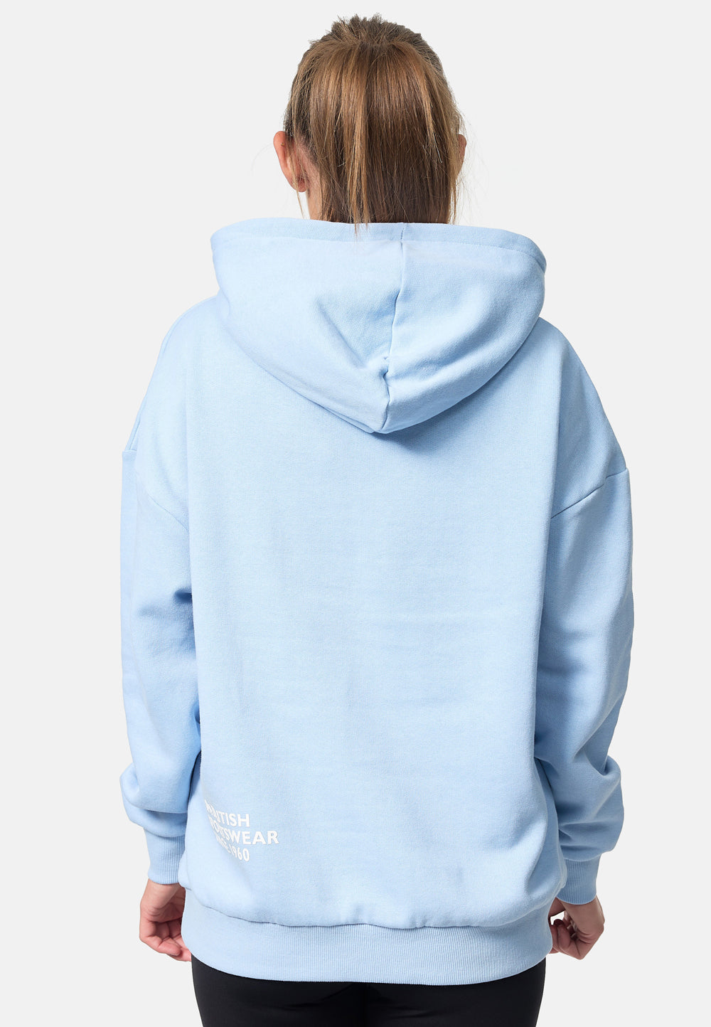 Lonsdale London 117262 Ladies Kilmote Kapuzenpullover Pastel Blau