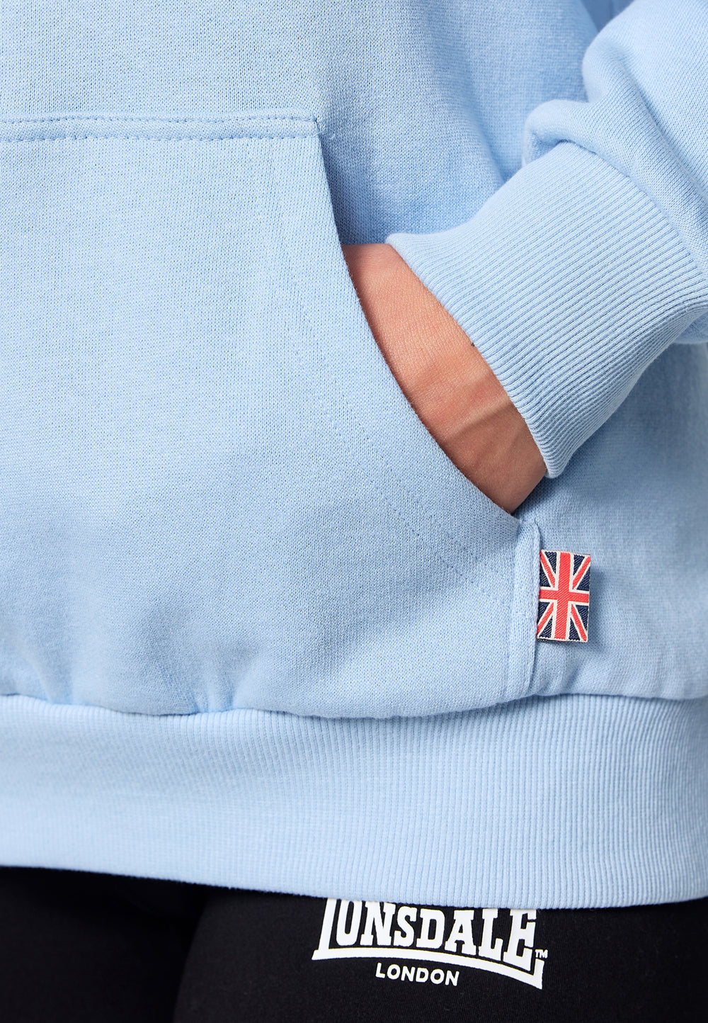 Lonsdale London 117262 Ladies Kilmote Kapuzenpullover Pastel Blau