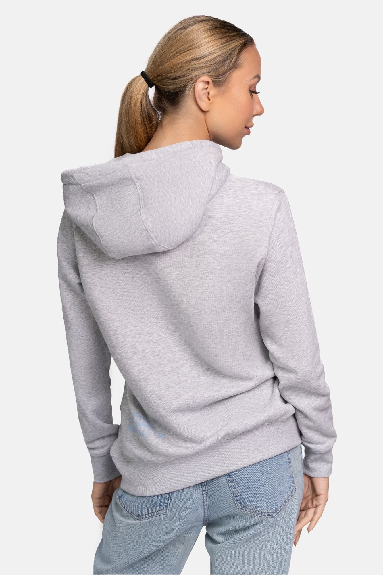 Lonsdale London 117263 Ladies Balnacoil Kapuzenpullover Marl Grey