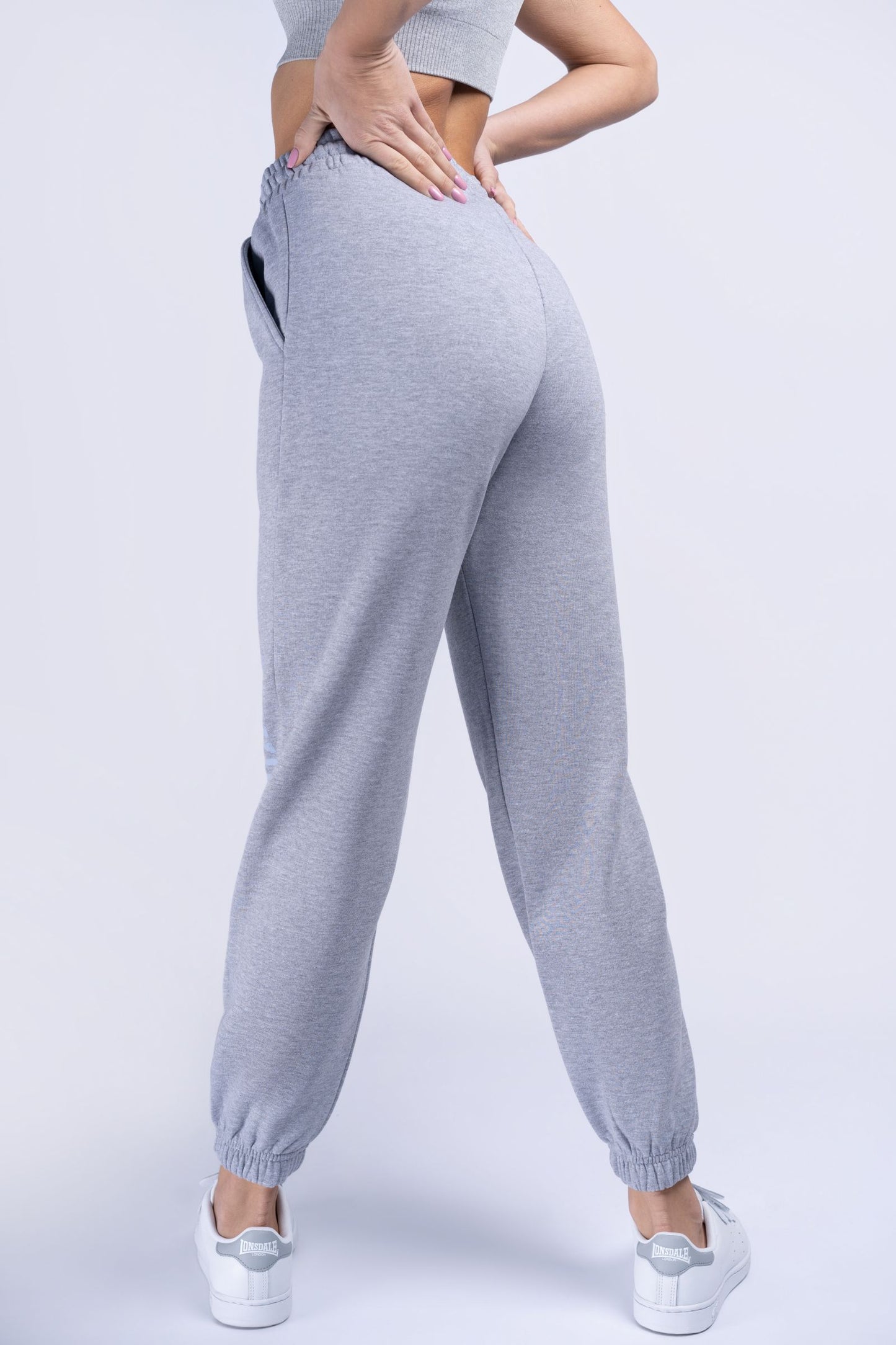Lonsdale London 117267 Ladies Pittentrail Jogginghose Marl Grey