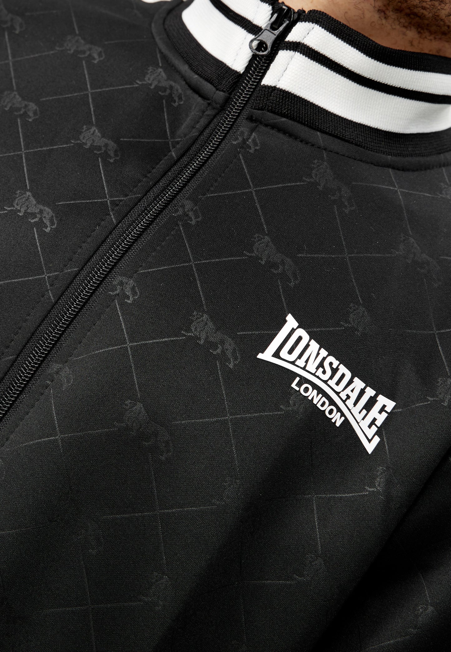 Lonsdale 117277 Ashwell Jogginganzug Schwarz