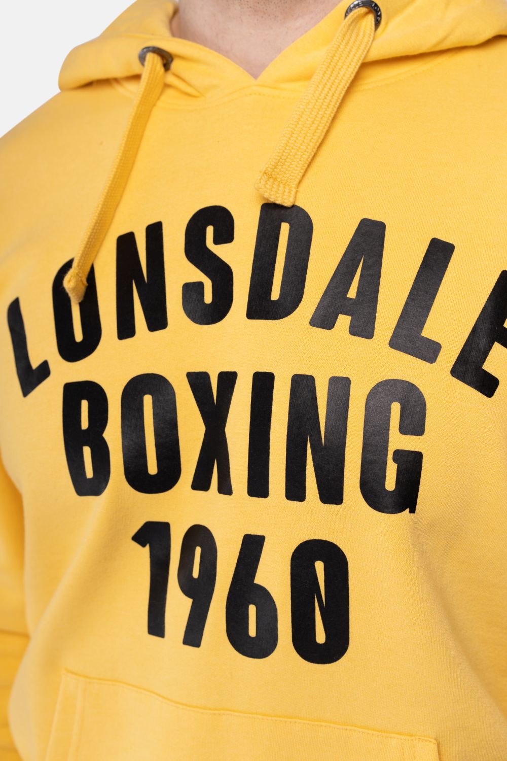Lonsdale 117304 Buckhaven Kapuzensweatshirt Gelb