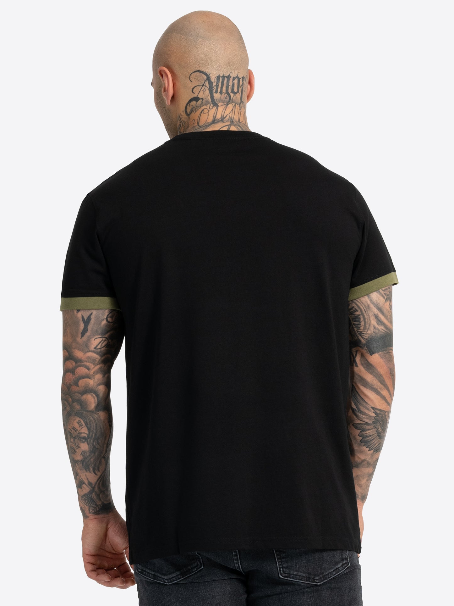 Lonsdale 117308 Townhead T-Shirt Schwarz
