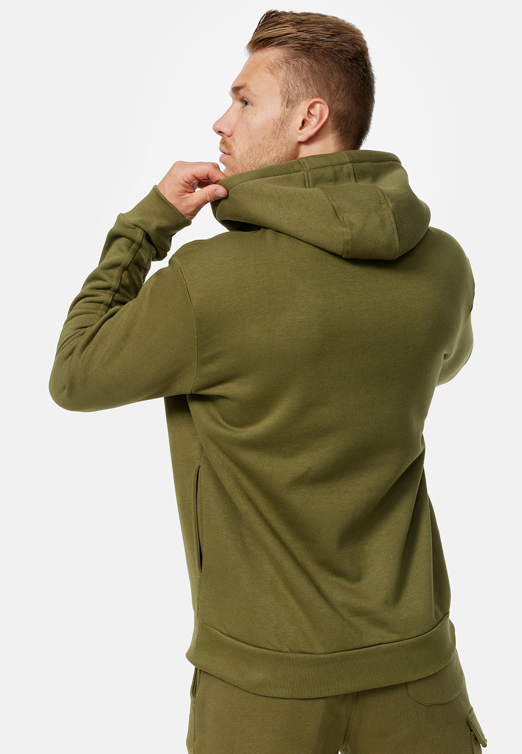 Lonsdale 117309 Rushen Kapuzensweatshirt Olive