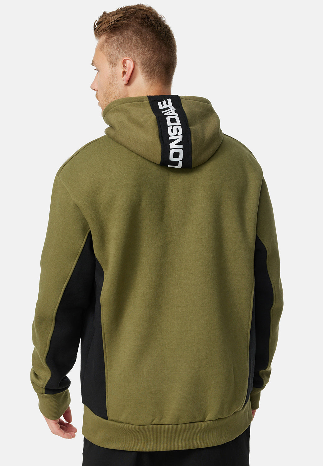 Lonsdale 117310 Balmullo Kapuzensweatshirt Olive
