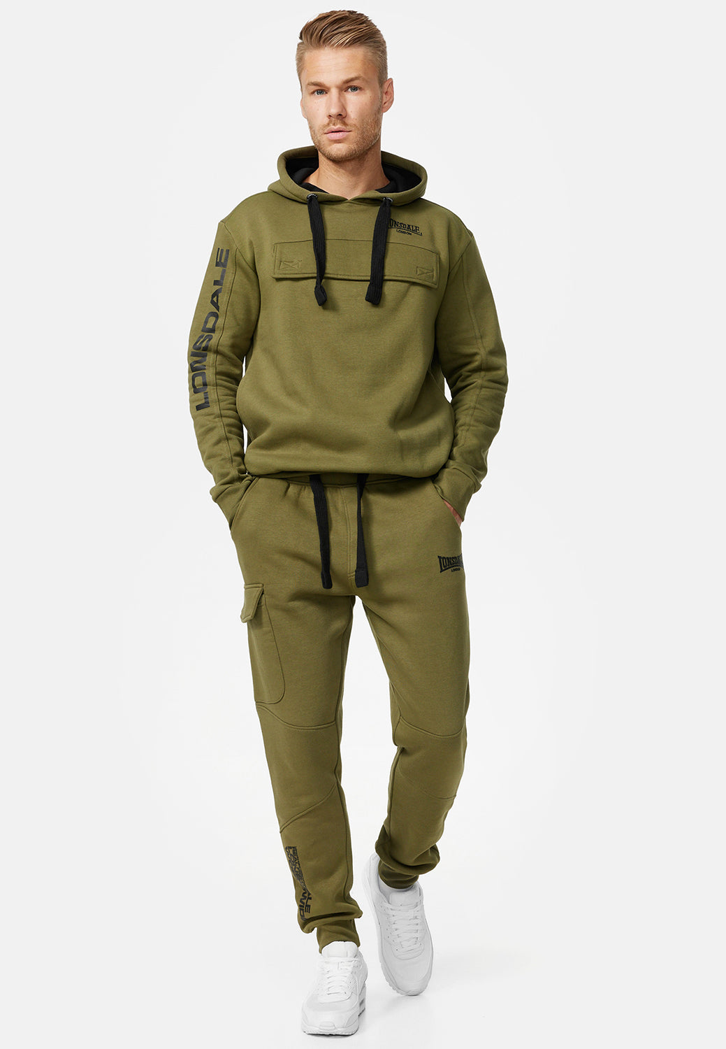 Lonsdale 117313 Tweedmouth Jogginghose Olive