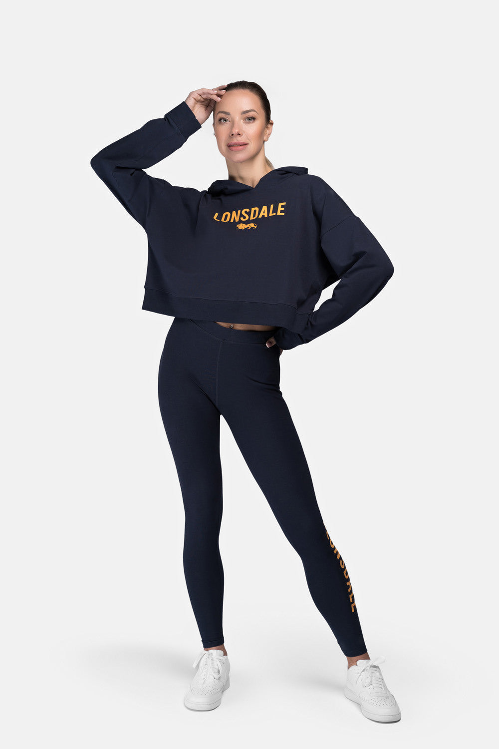 Lonsdale 117319 Quenscliff Kapuzenpullover Navy