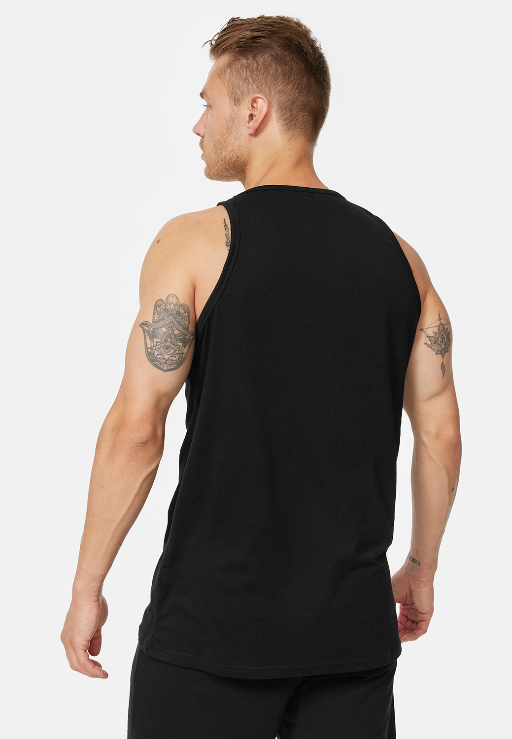 Lonsdale 117331 Dolton Singlet Schwarz