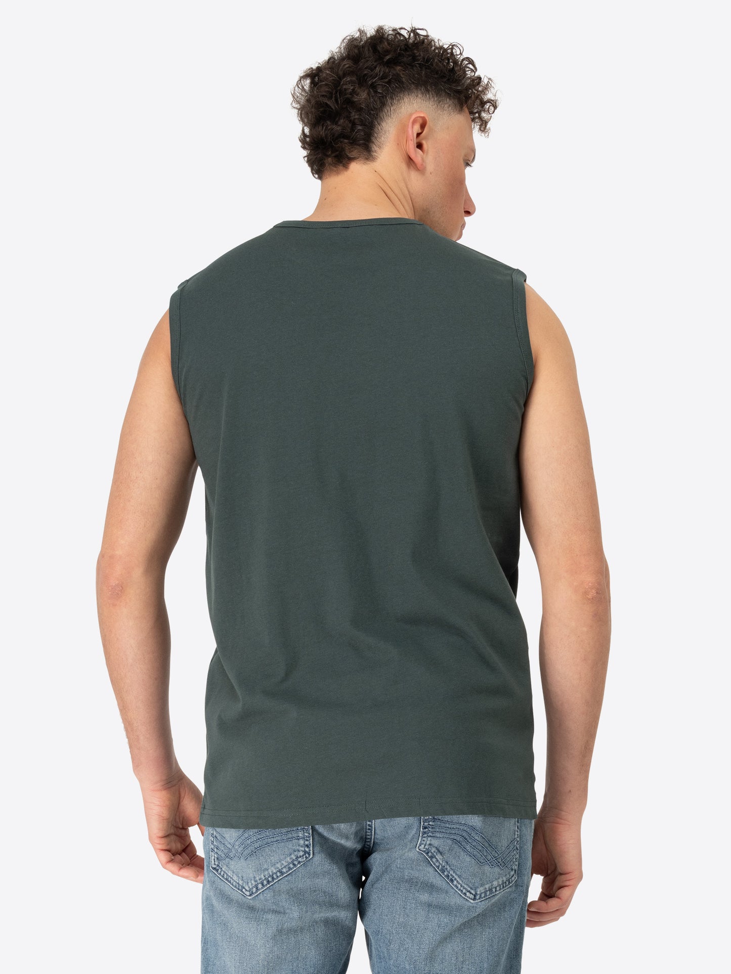 Lonsdale 117332 Clopton Singlet Grün