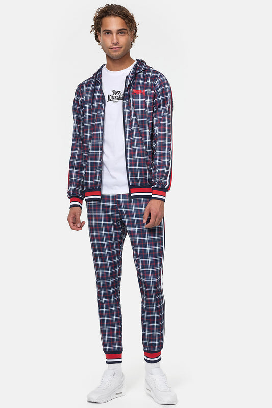 Lonsdale 117344 Orbost Jogginganzug Navy/Rot/Weiss