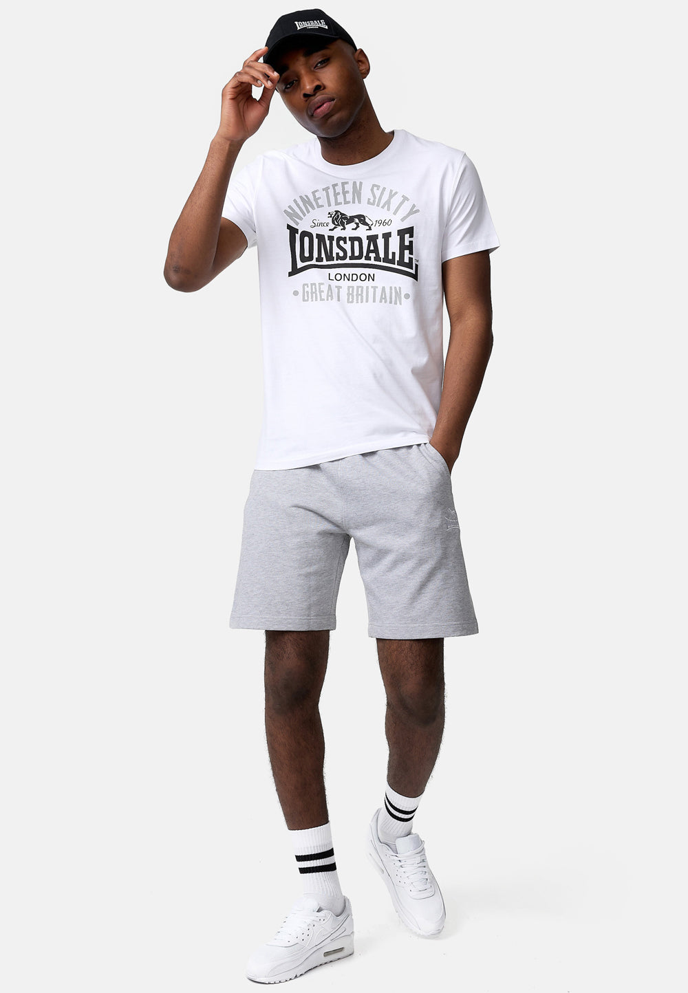 Lonsdale 117347 Kilchoan T-Shirt Weiss