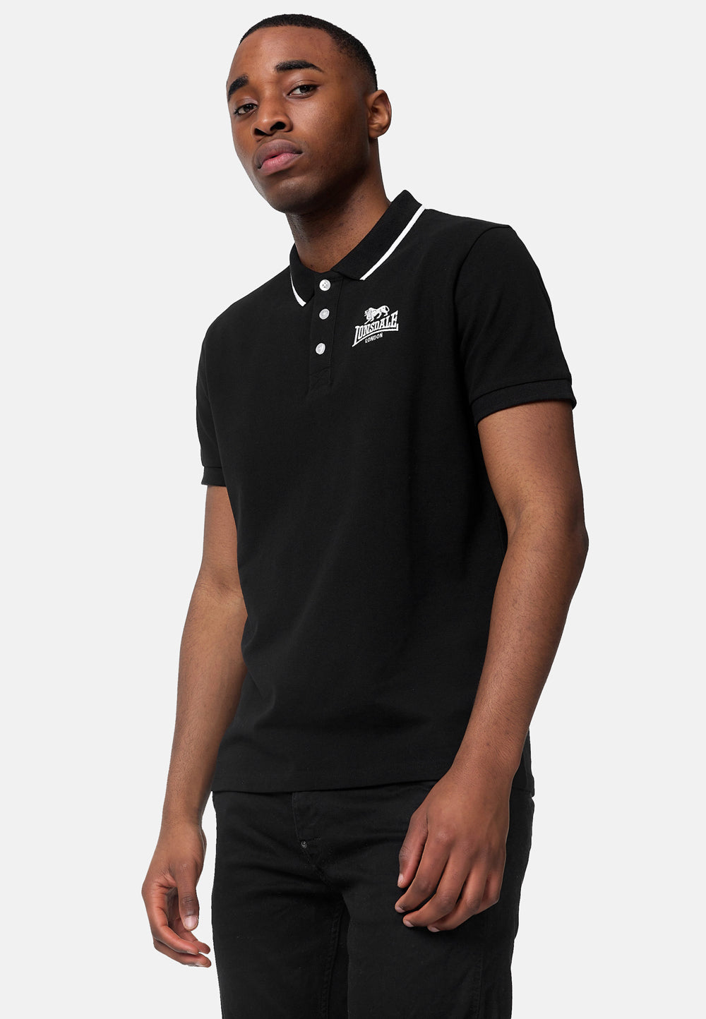 Lonsdale 117349 Ballygalley Poloshirt Schwarz