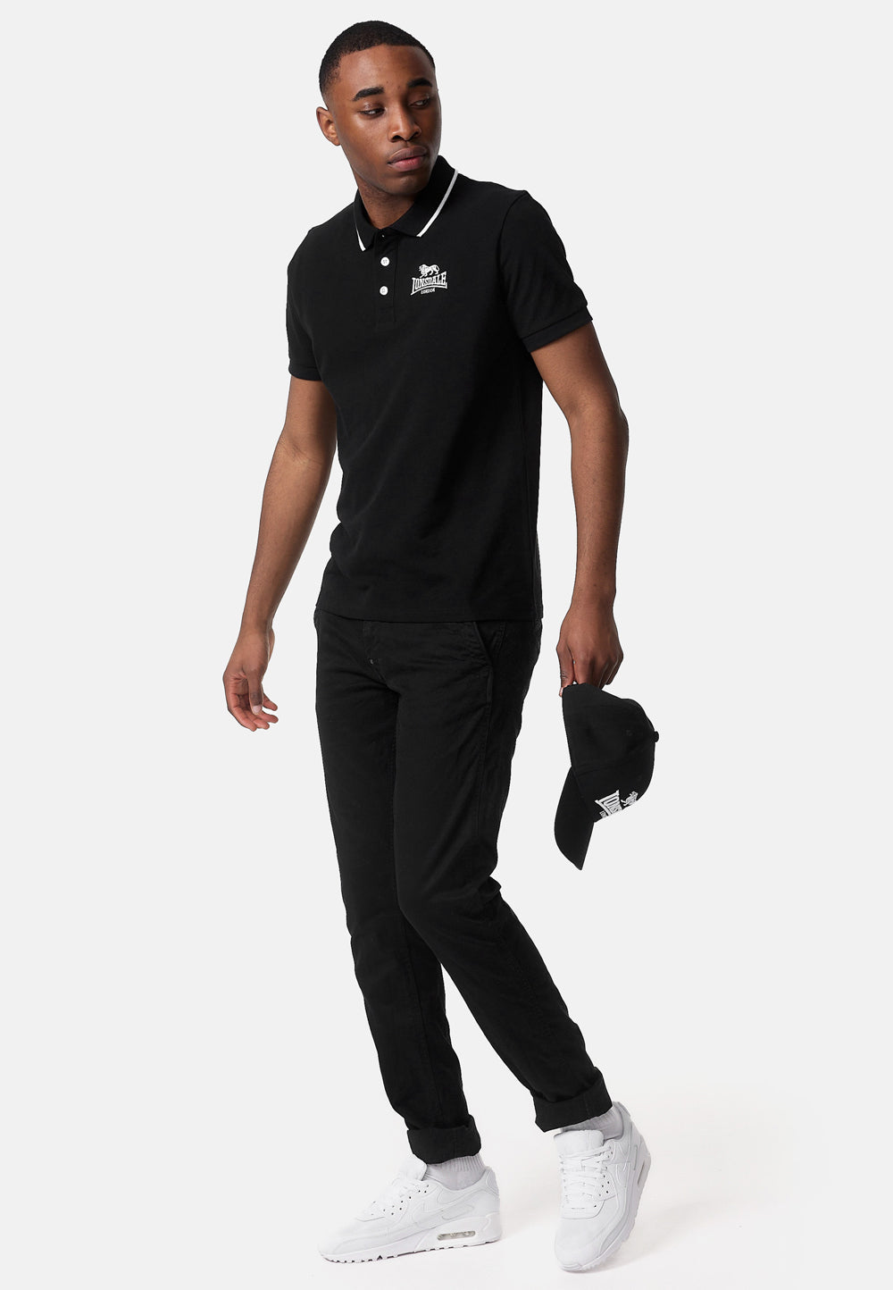 Lonsdale 117349 Ballygalley Poloshirt Schwarz