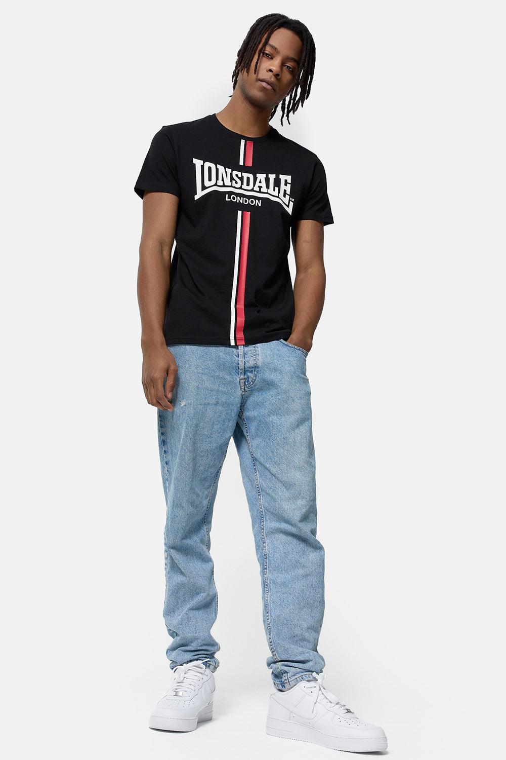 Lonsdale 117350 Altandhu T-Shirt Schwarz