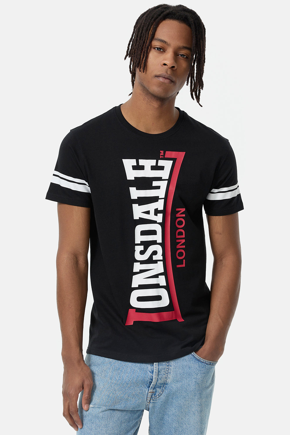 Lonsdale 117351 Polbain T-Shirt Schwarz