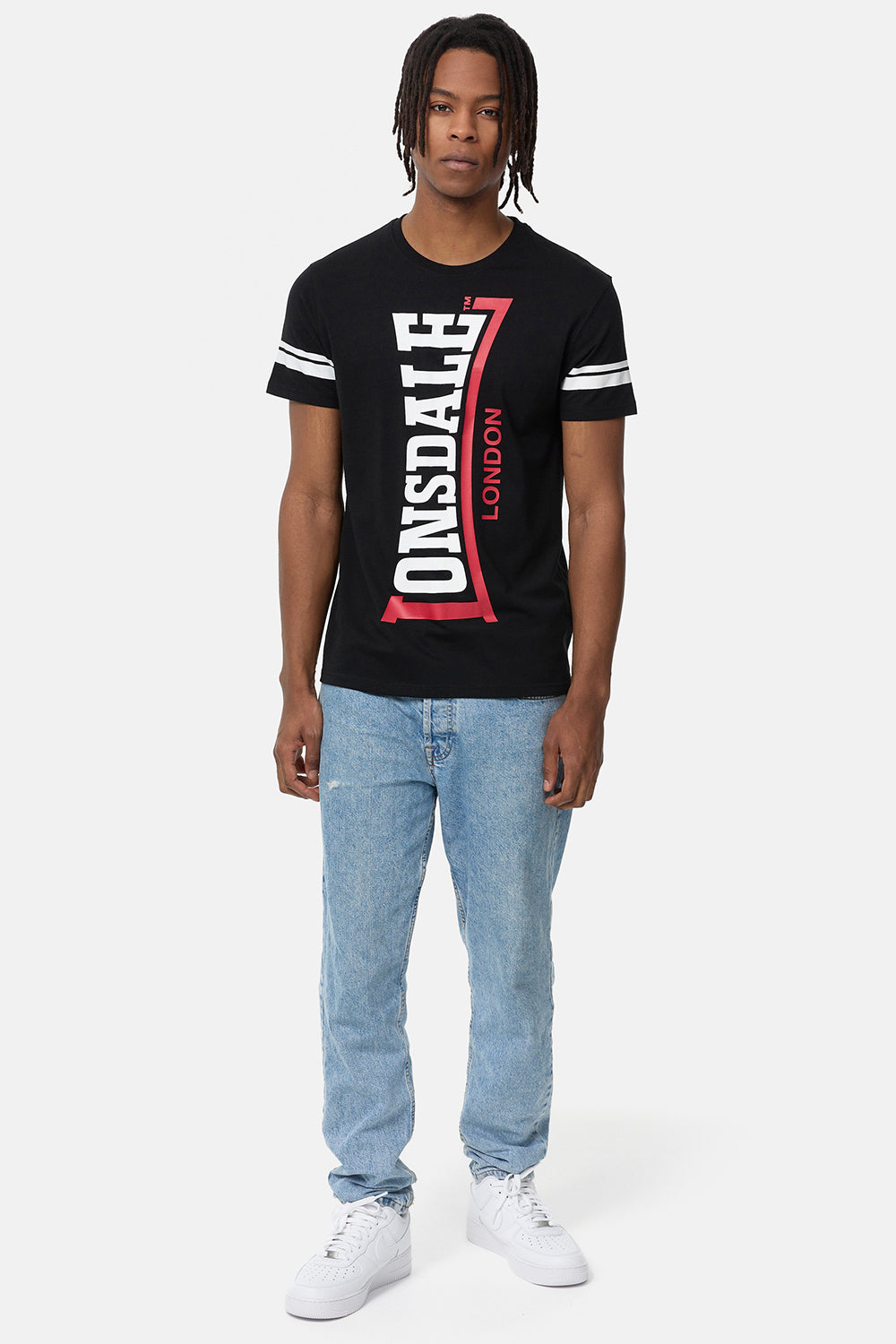 Lonsdale 117351 Polbain T-Shirt Schwarz