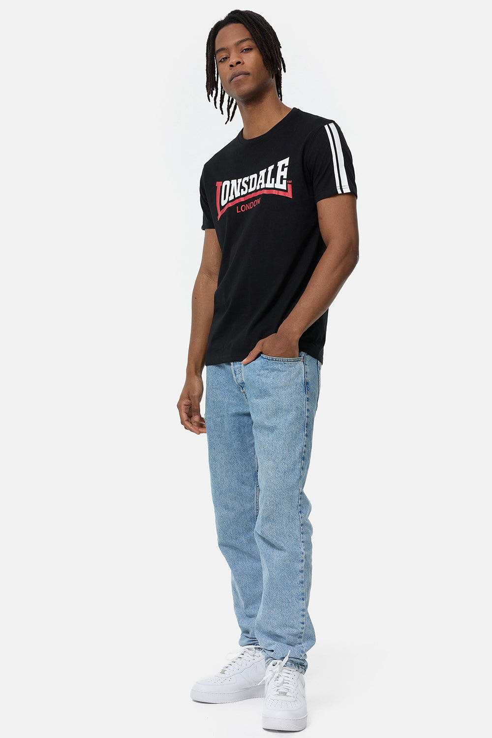Lonsdale 117352 Elphin T-Shirt - Schwarz