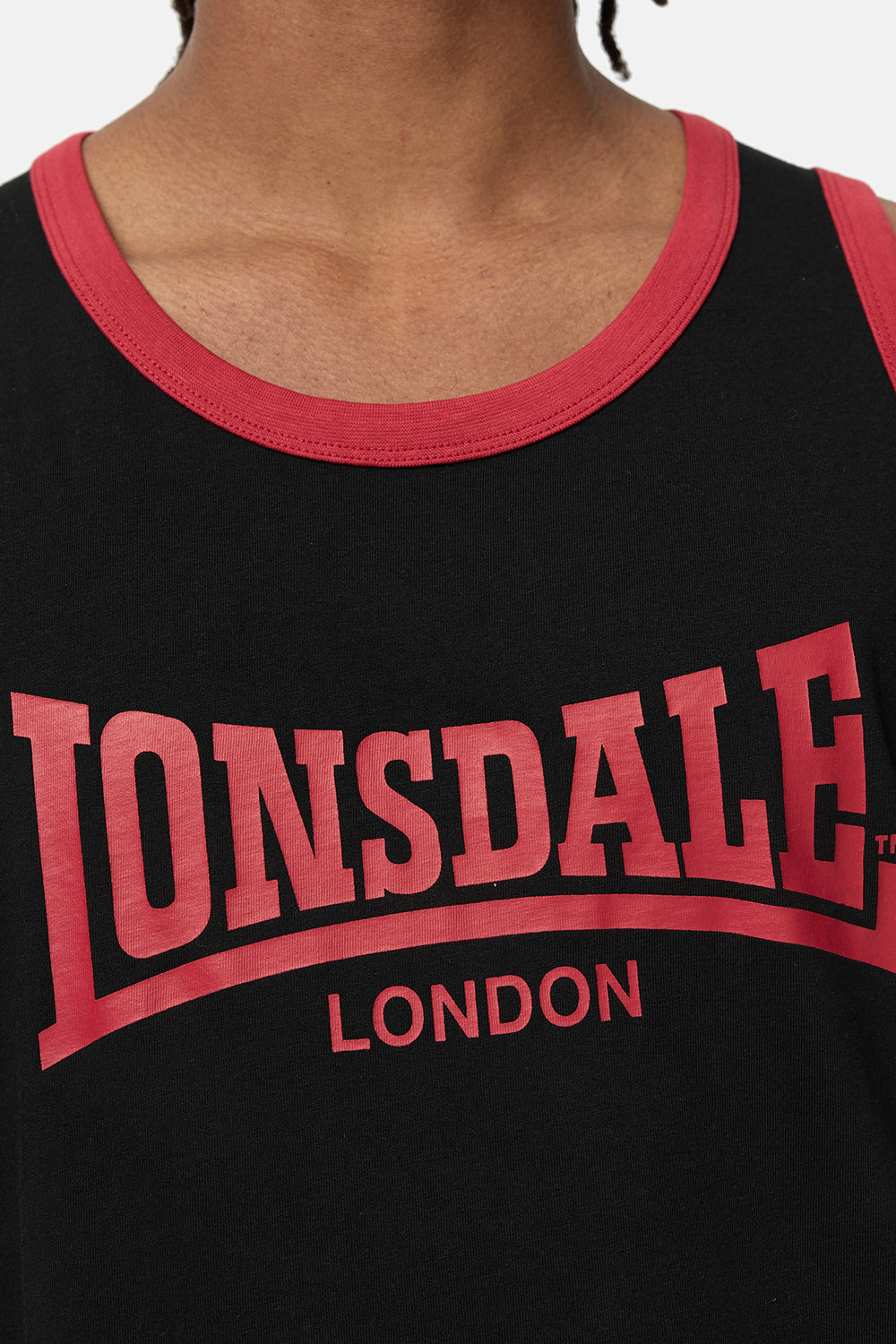 Lonsdale 117353 Knockan Singlet - Schwarz
