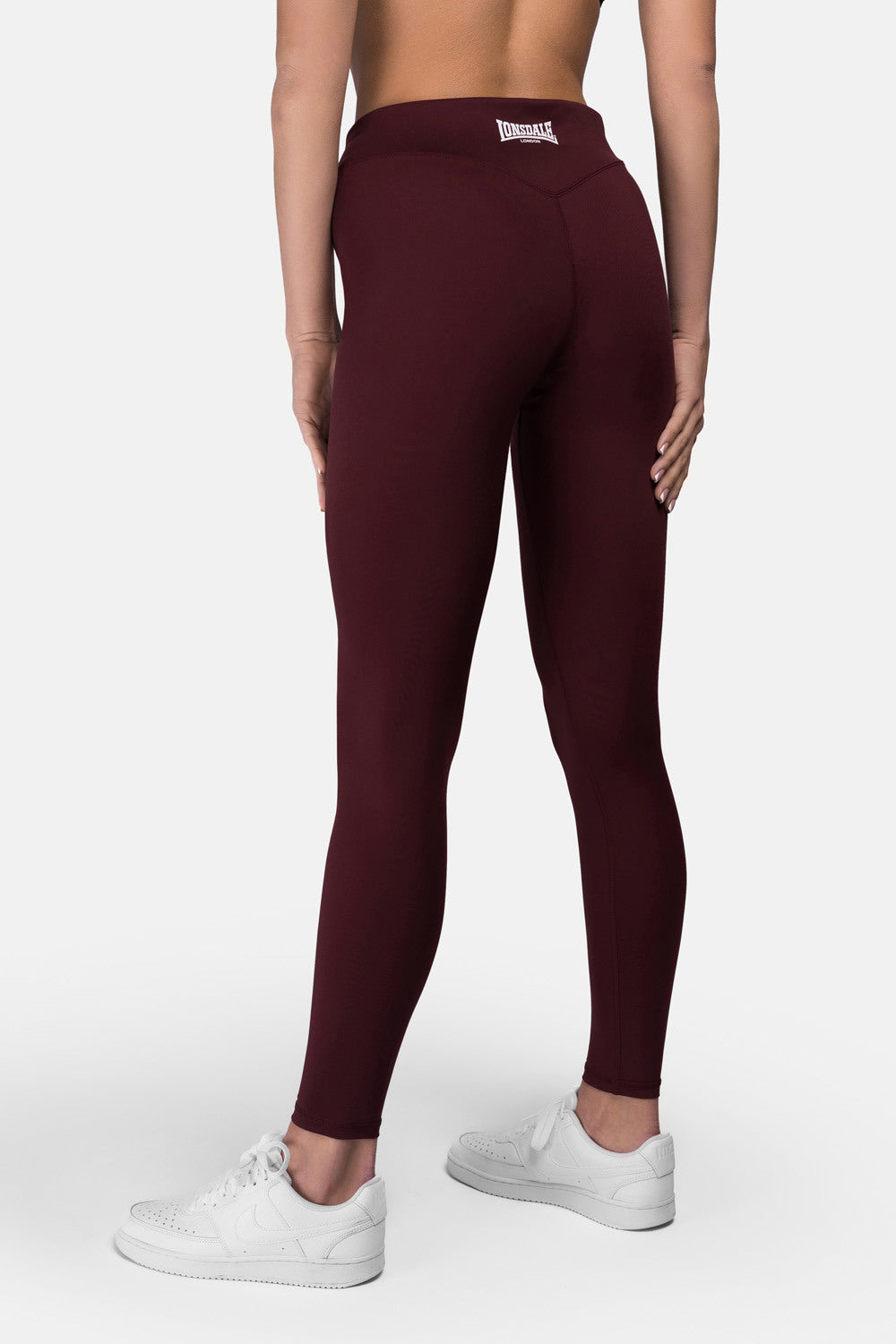 Lonsdale 117405 Ladies Garrabost Leggins Oxblood