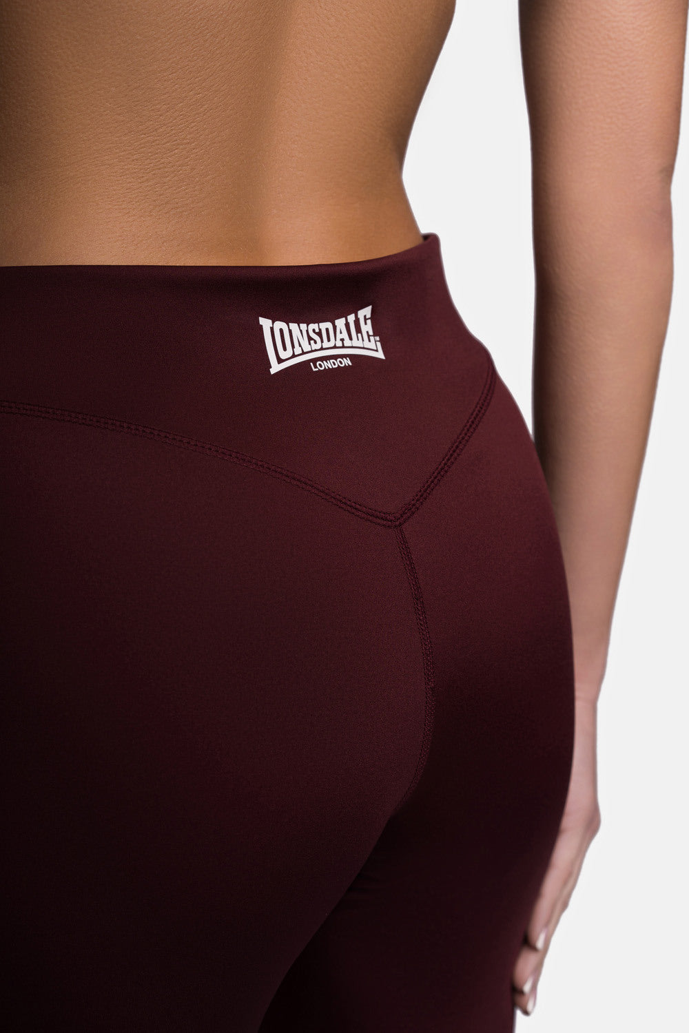 Lonsdale 117405 Ladies Garrabost Leggins Oxblood