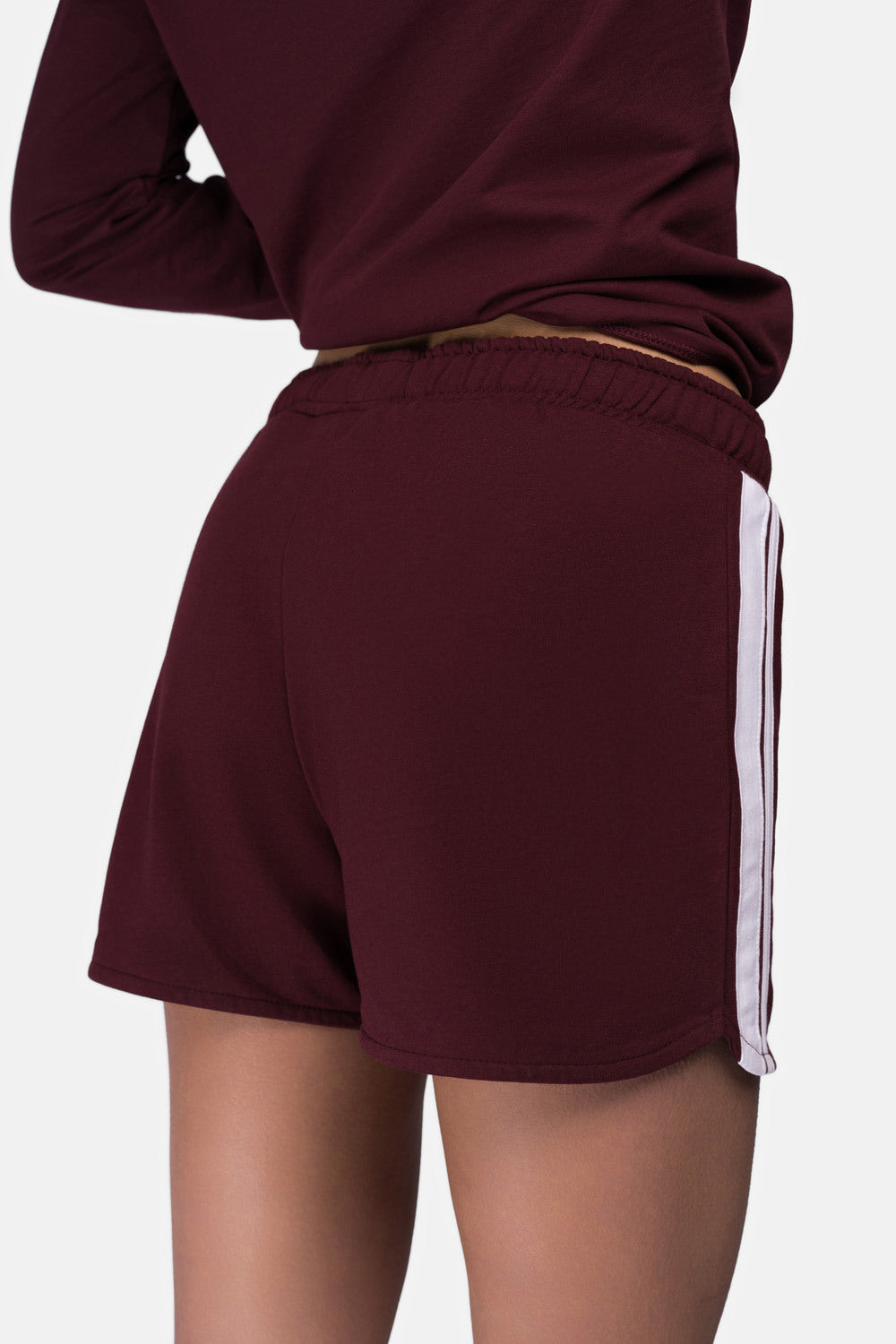 Lonsdale 117406 Ladies Carloway Shorts Oxblood
