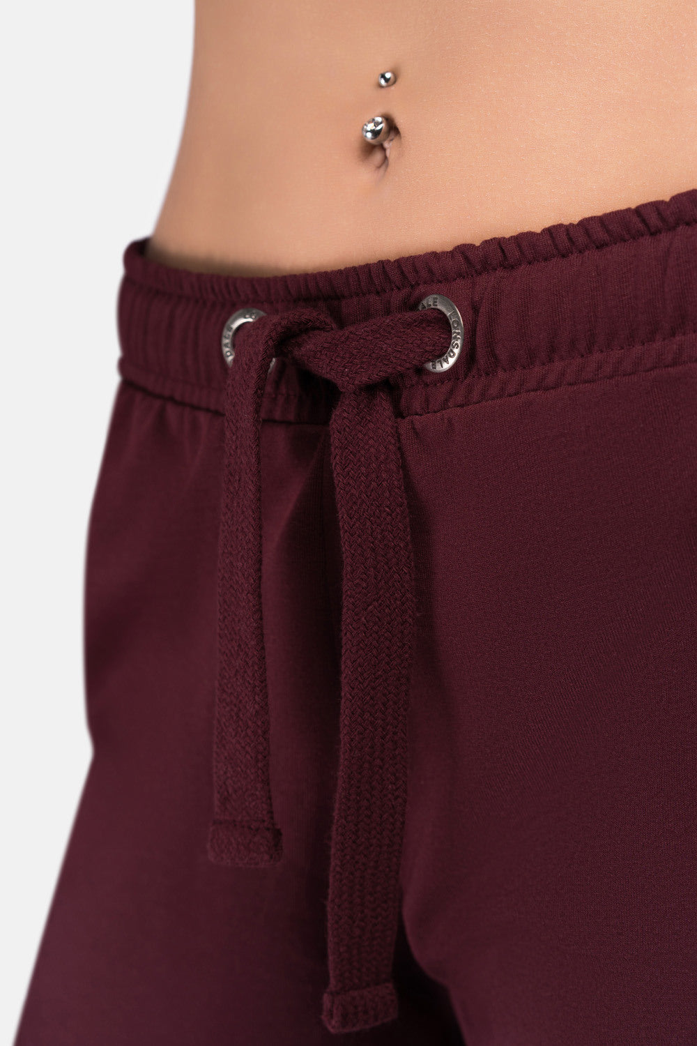 Lonsdale 117406 Ladies Carloway Shorts Oxblood