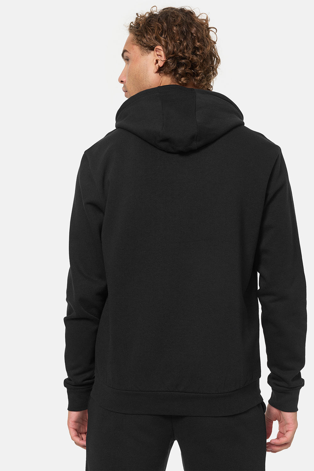 Schwarzer Lonsdale Hoodie mit grossem Logo