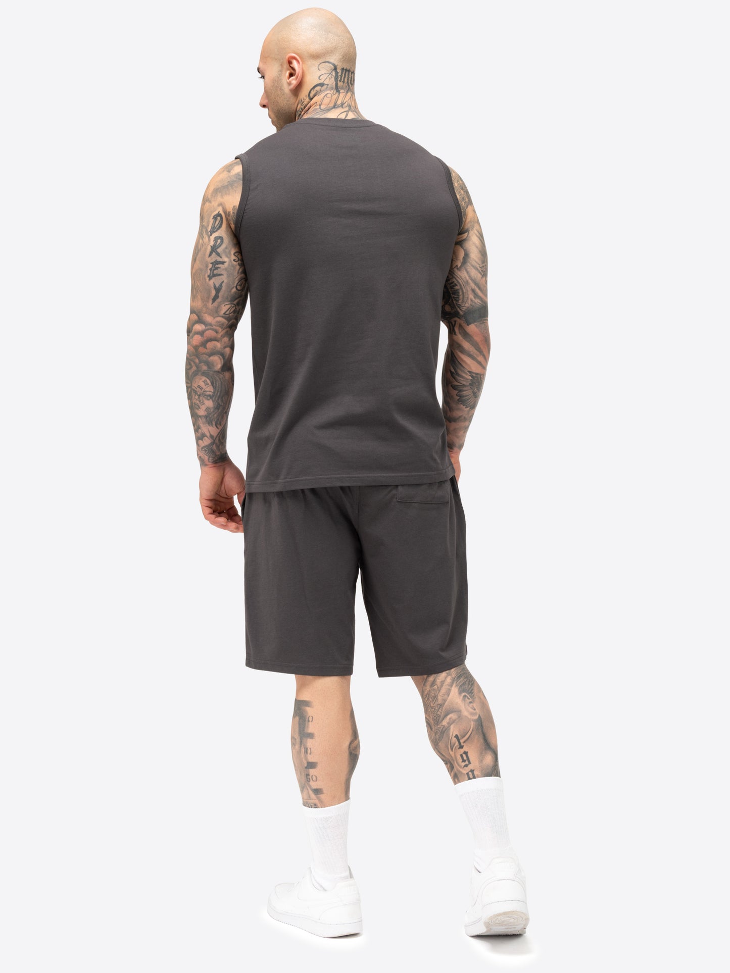 Lonsdale 117434 Allanton Kurzer Trainingsanzug Anthracite