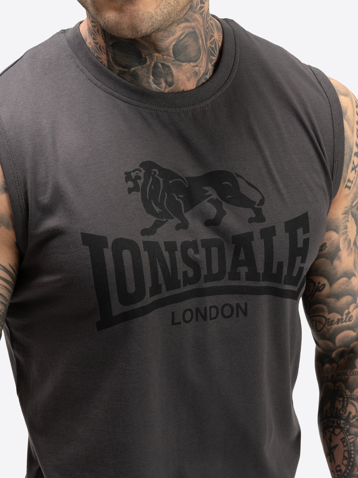 Lonsdale 117434 Allanton Kurzer Trainingsanzug Anthracite