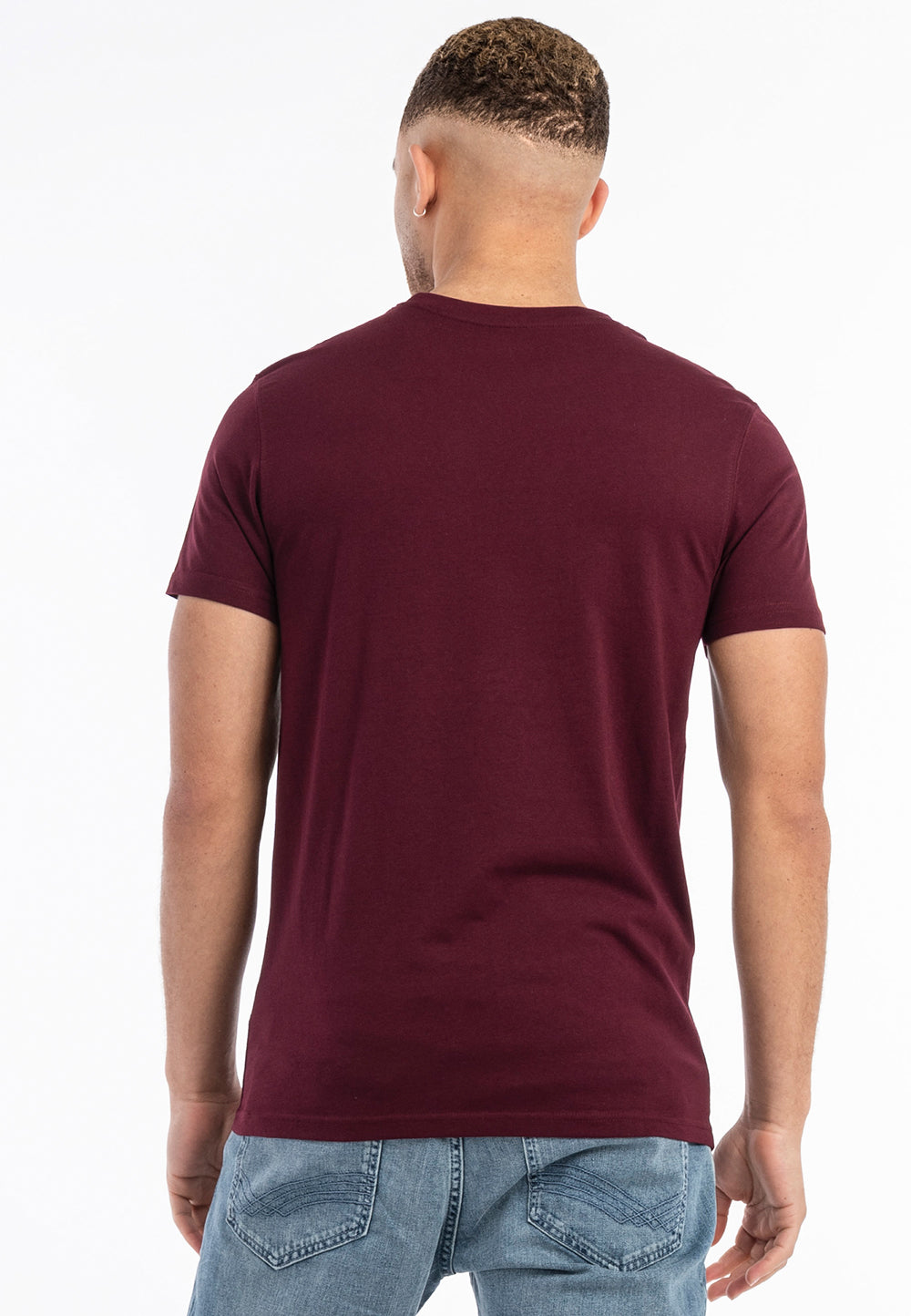 Lonsdale 117435 Beanley Dreierpack T-Shirt - Schwarz/Navy/Oxblood
