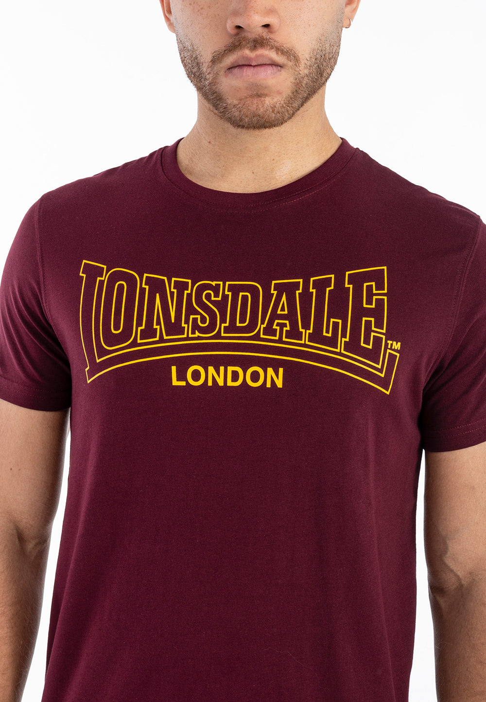 Lonsdale 117435 Beanley Dreierpack T-Shirt - Schwarz/Navy/Oxblood