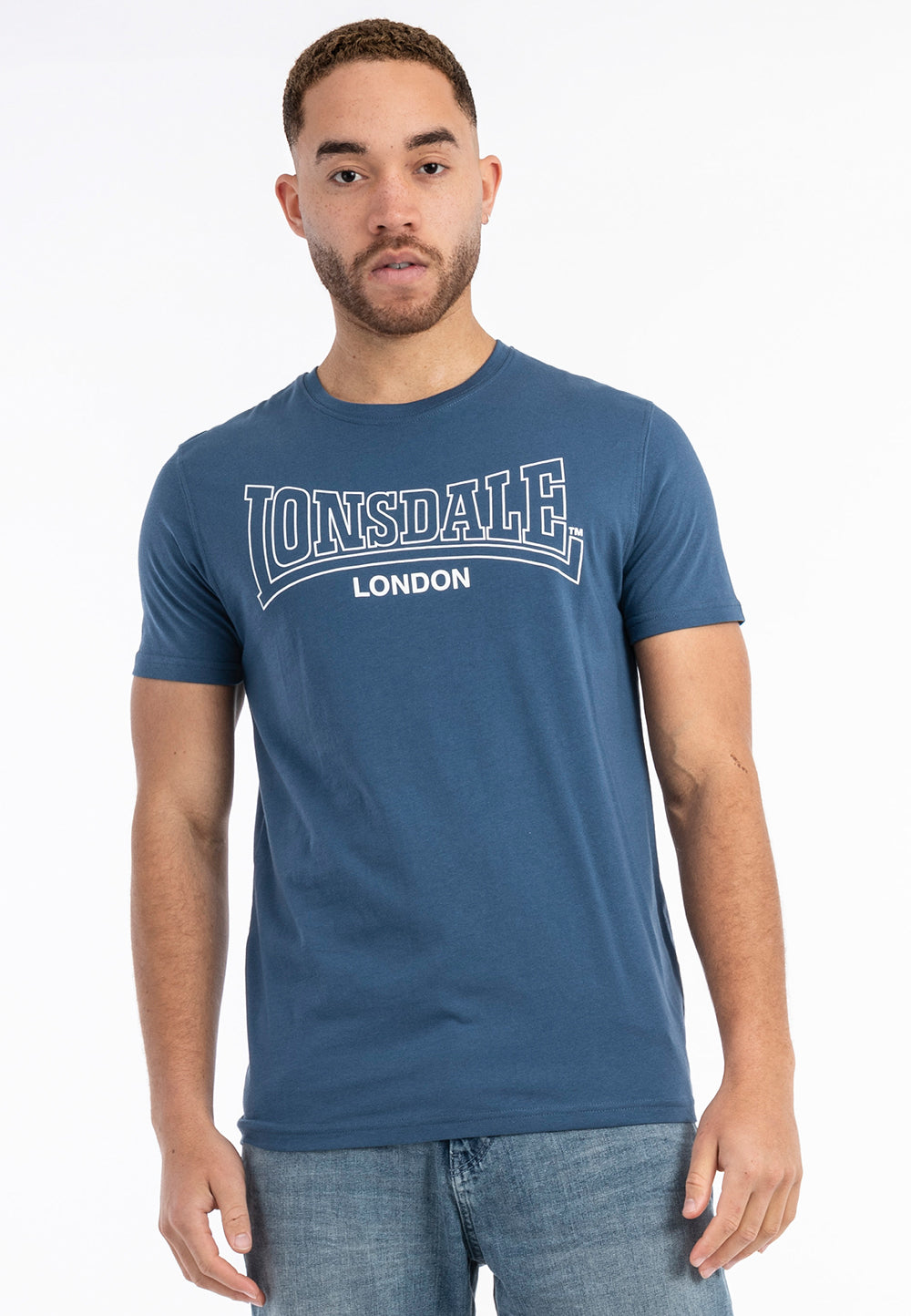 Lonsdale 117435 Beanley Dreierpack T-Shirt - Schwarz/Navy/Oxblood