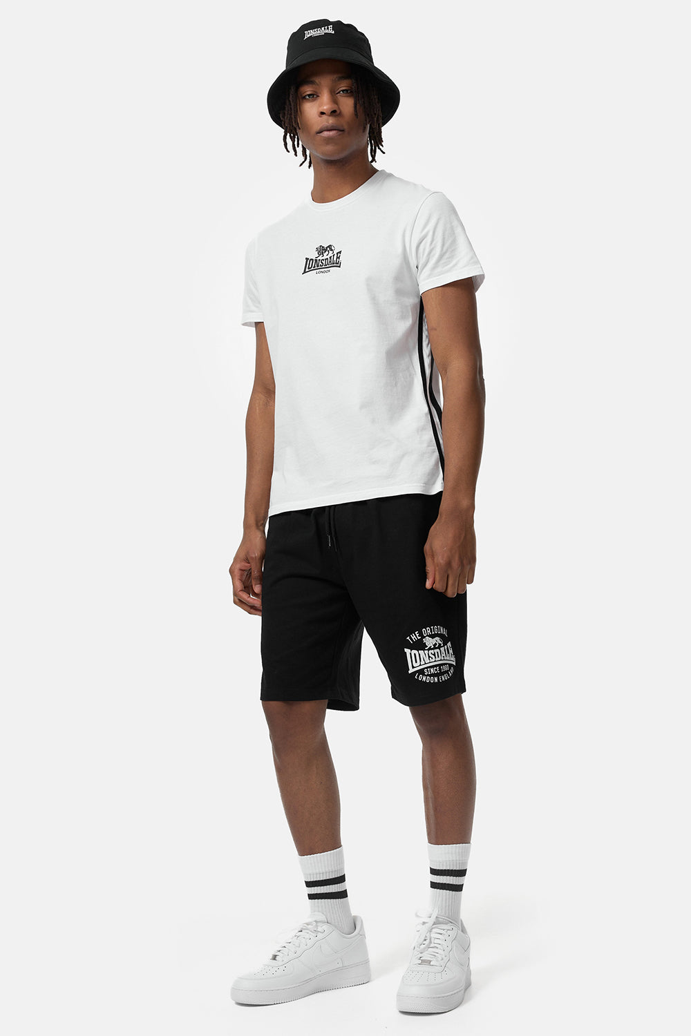 Lonsdale 117437 Traprain Shorts Schwarz