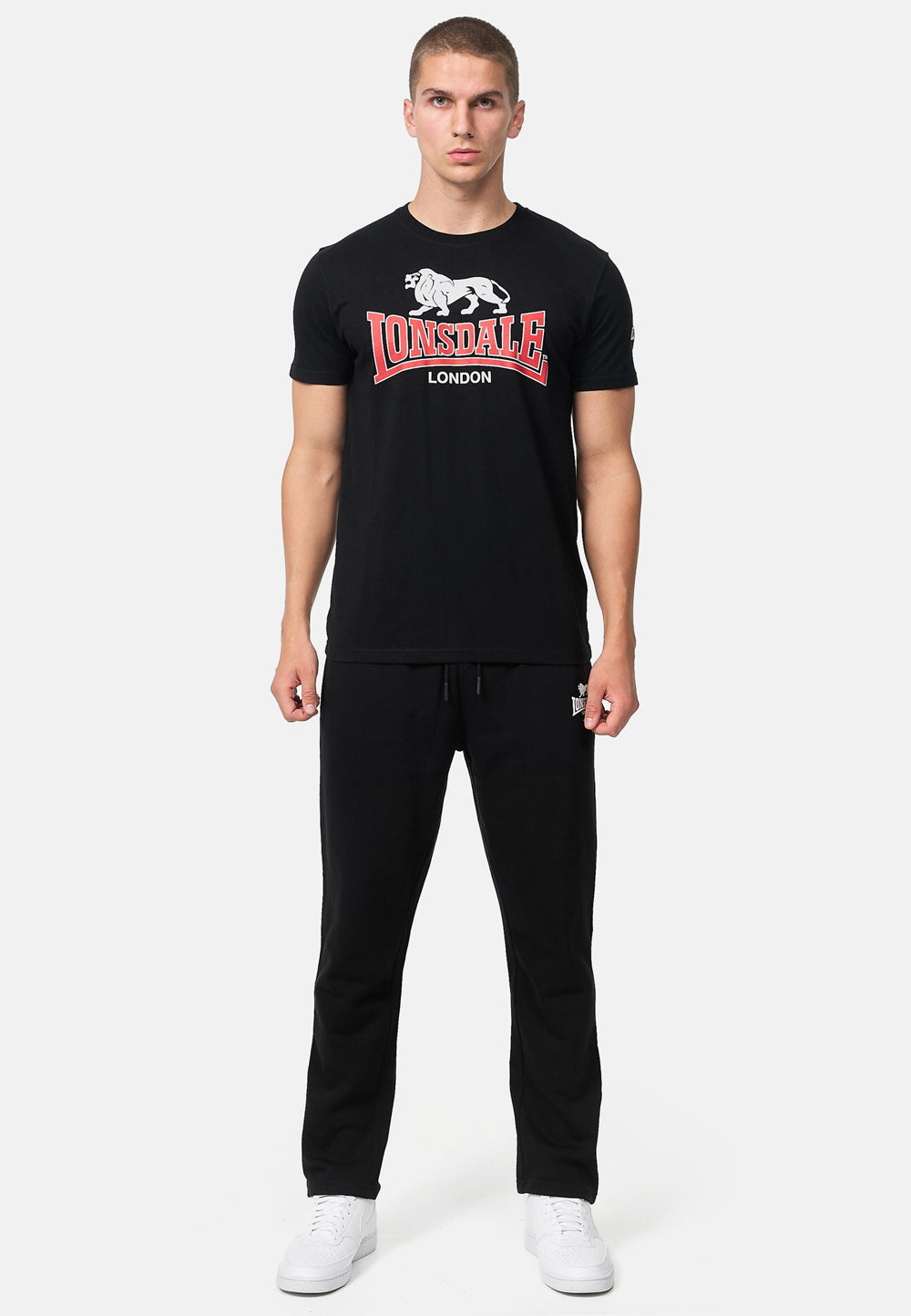 Lonsdale 117443 Cromane T-Shirt - Schwarz