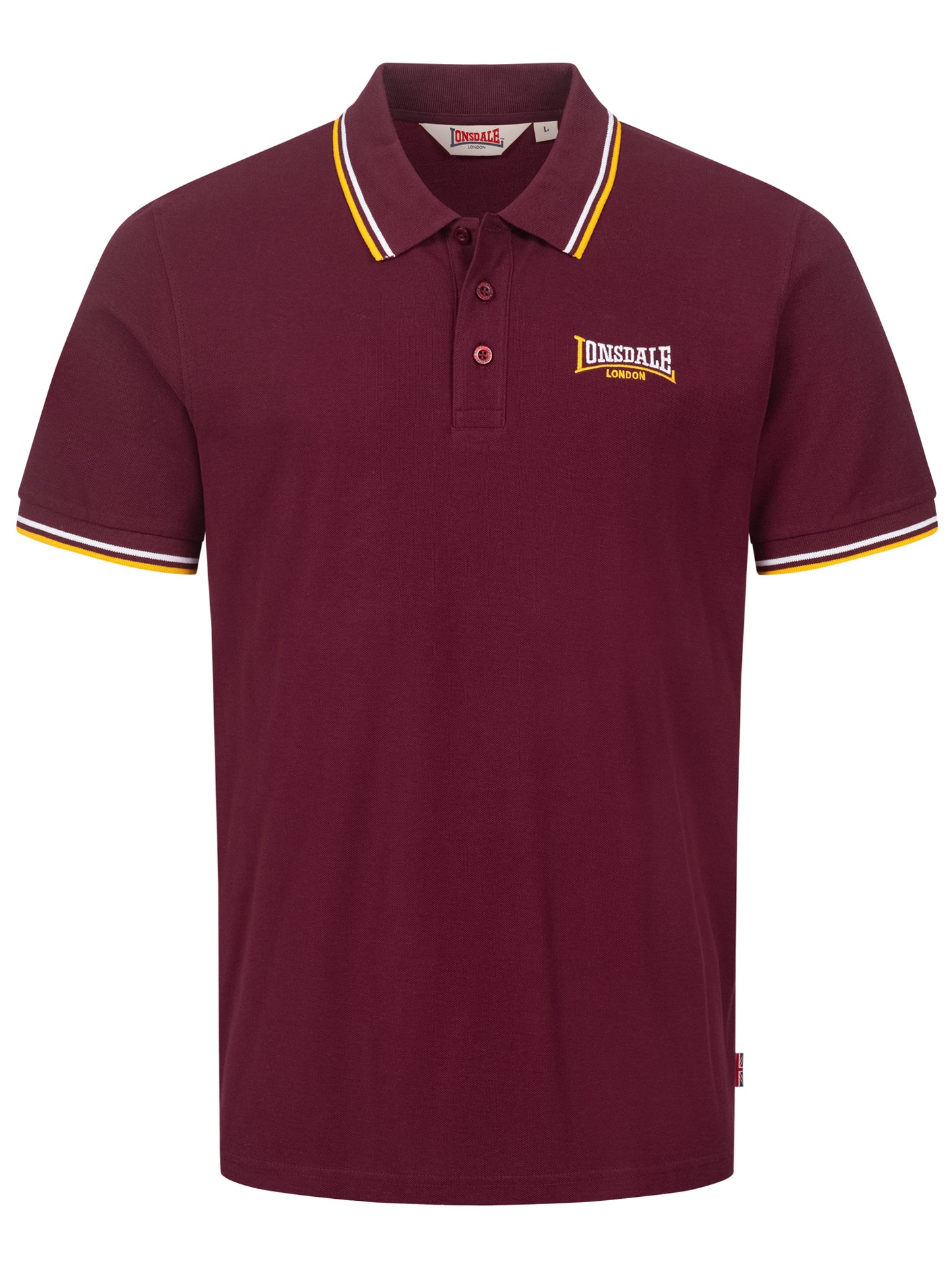 Lonsdale 117462 Velton Poloshirt Oxblood